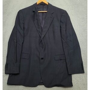 Brooks Brothers 346 Stretch Men's 46 Blazer Wool Sport Coat Gray Glen Check